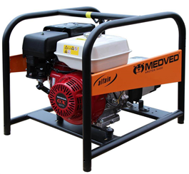 MEDVD - GRIZZLI 5500 H- s runm startem, napt 400/230V