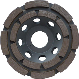 Brusn diamantov kotou SOLGA dvouad 125/22,2 mm -del segment