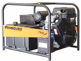 Benzínová elektrocentrála s výkonem 25 kVA MEDVED-GRIZZLI 25000 VE EFI- s elektrickým startem, napětí 400/230V